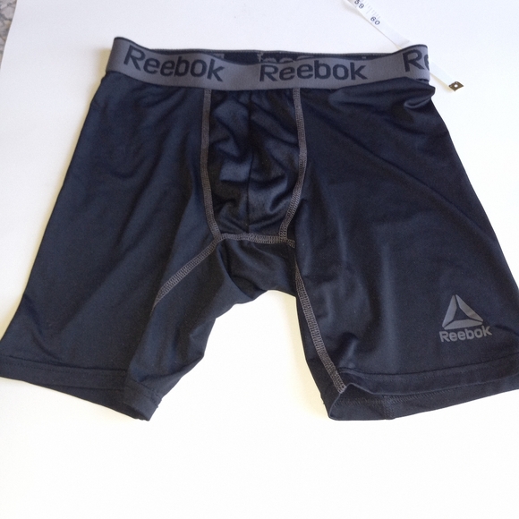 Reebok's underwear shorts size small 2 pair. Black - Picture 3 of 4